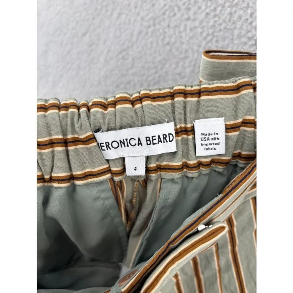 Veronica Beard Striped Matching Set Top XS Shorts 4